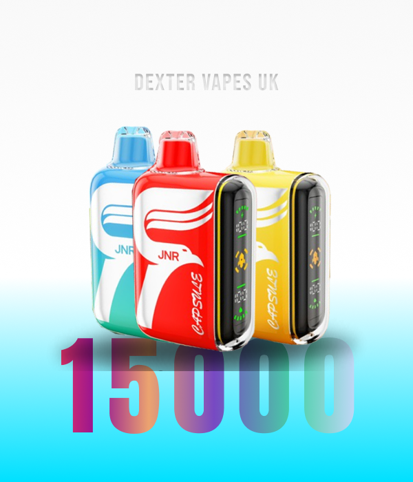 JNR Capsule 15000 Puffs | Disposable Vape | Buy Now Dexter Vape JNR Capsule 15000 Puffs | Disposable Vape | Buy Now Dexter Vape