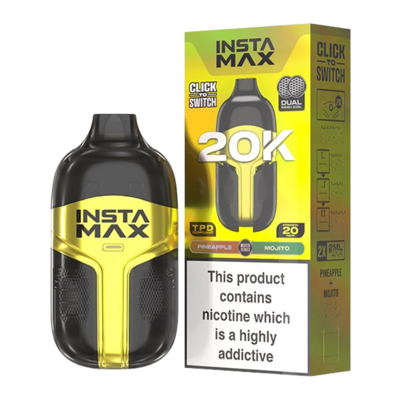 Insta Max 20000 Puffs Disposable Vape (BOX OF 5)