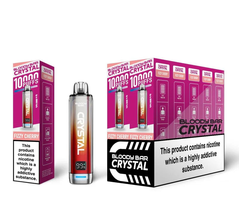 Bloody Bar Crystal 10k Prefilled Vape Kit Pack of 10