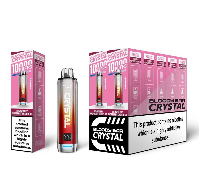 Bloody Bar Crystal 10k Prefilled Vape Kit Pack of 10