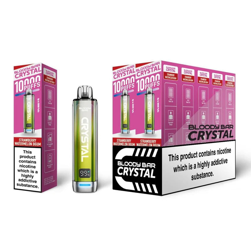 Bloody Bar Crystal 10k Prefilled Vape Kit Pack of 10