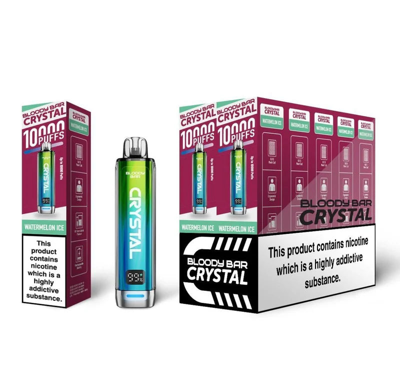 Bloody Bar Crystal 10k Prefilled Vape Kit Pack of 10
