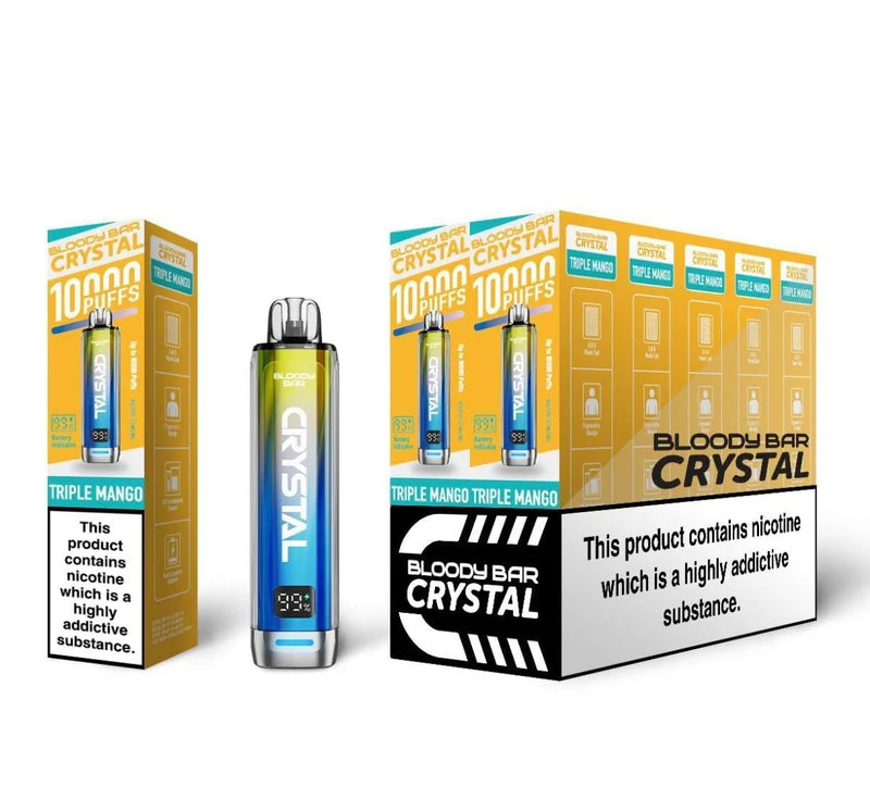 Bloody Bar Crystal 10k Prefilled Vape Kit Pack of 10