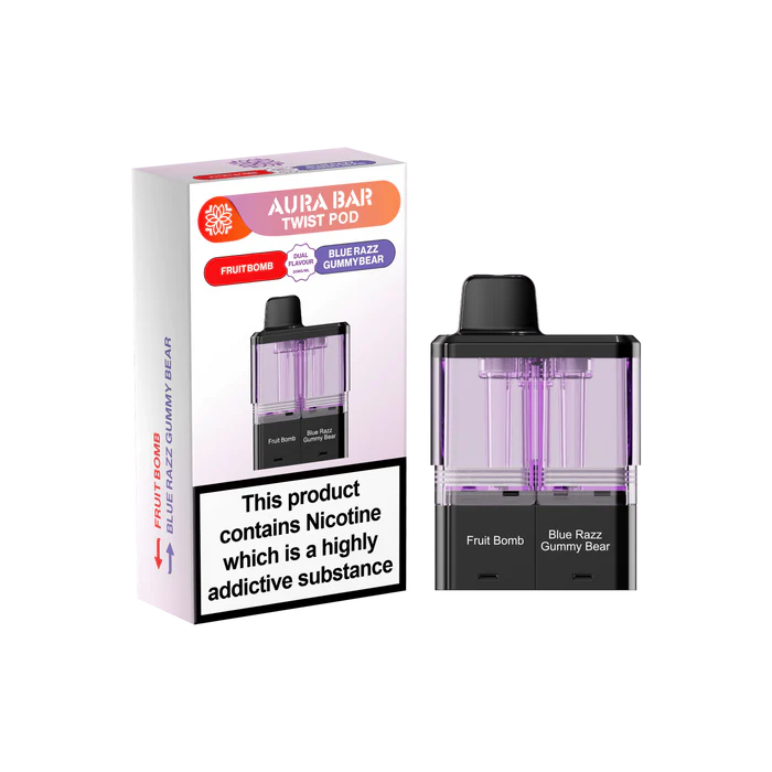 Crystal prime Twist Aura Bar 40k Pods - 20mg