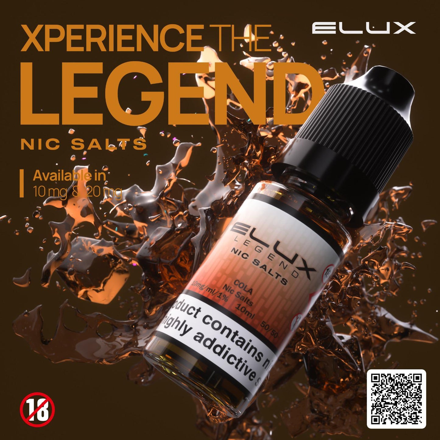 Elux Legend Nic Salt-10ml E-liquids - Box of 10