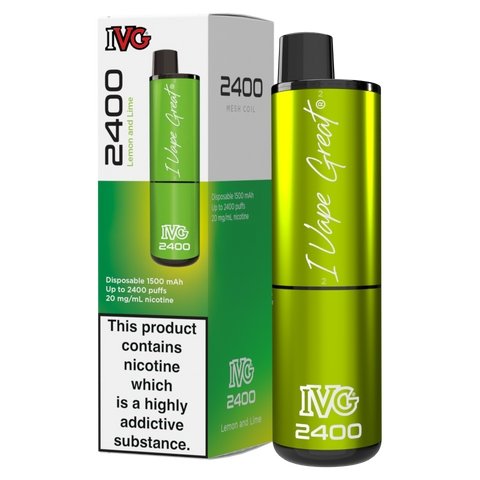IVG 2400 4in1 Disposable Pod Vape 2400 Puffs (Box of 5)