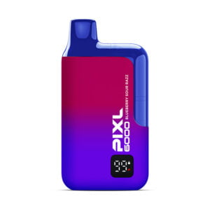 pixl 6000 blueberry sour razz disposable vape