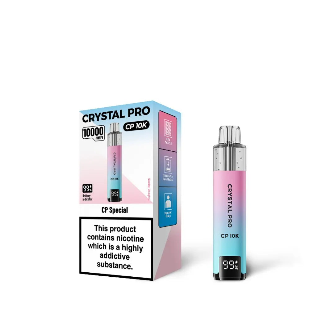 Crystal Pro CP 10K Puffs Prefilled Pod Kit (Pack of 5)