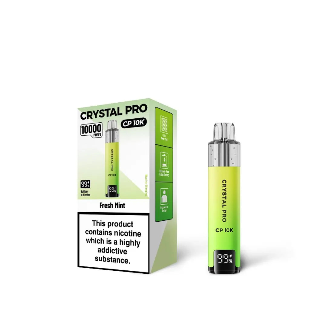 Crystal Pro CP 10K Puffs Prefilled Pod Kit (Pack of 5)