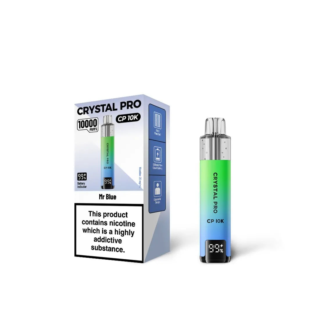 Crystal Pro CP 10K Puffs Prefilled Pod Kit (Pack of 5)