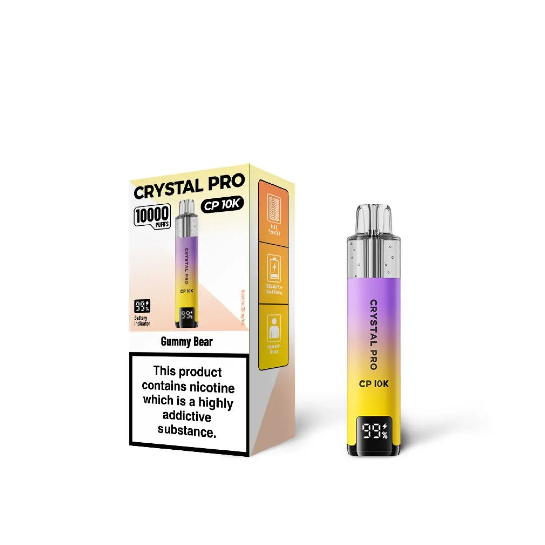 Crystal Pro CP 10K Puffs Prefilled Pod Kit (Pack of 5)