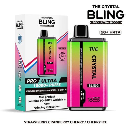The Crystal Bling Pro Ultra 18000 Disposable Vape