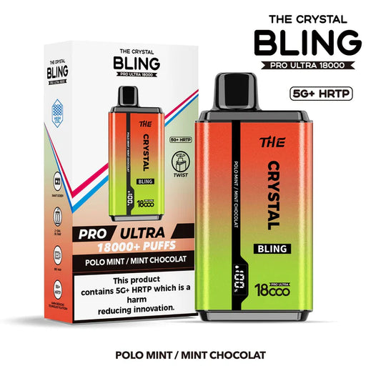 The Crystal Bling Pro Ultra 18000 Disposable Vape - Box of 3
