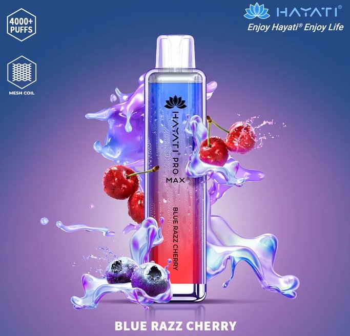 Zero Nicotine Hayati Crystal Pro Max 4000 Disposable Vape Box of 10