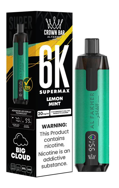 Al Fakher Supermax 6000 Puffs Disposable Vape 
