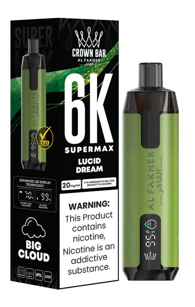 Al Fakher Supermax 6000 Puffs Disposable Vape 