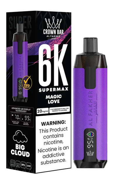 Al Fakher Supermax 6000 Puffs Disposable Vape 