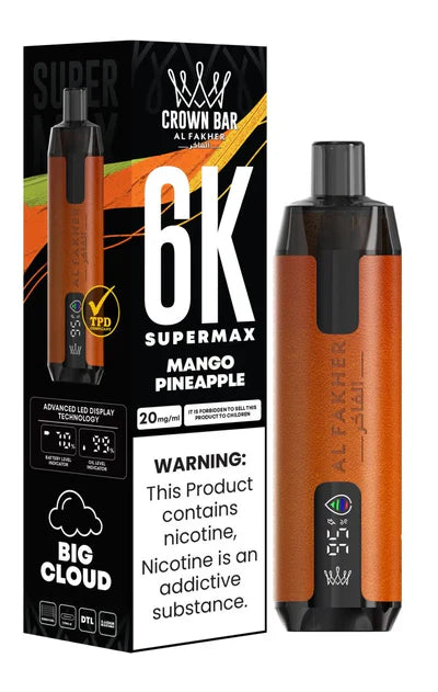 Al Fakher Supermax 6000 Puffs Disposable Vape 