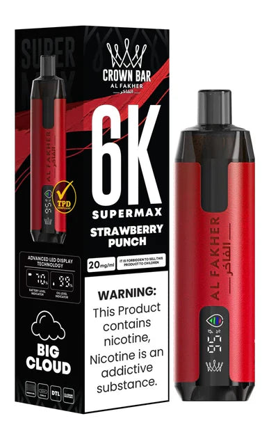 Al Fakher Supermax 6000 Puffs Disposable Vape 