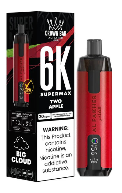 Al Fakher Supermax 6000 Puffs Disposable Vape 
