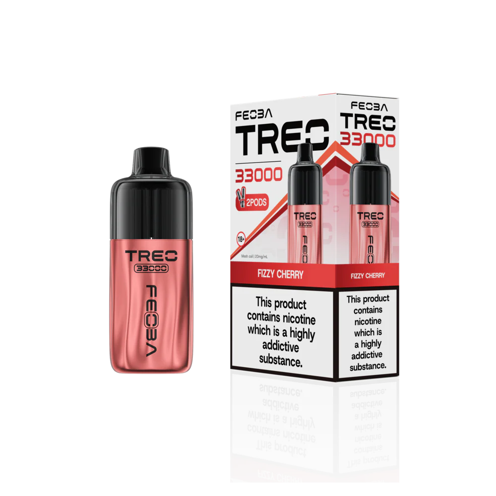 Feoba Trio 33000 Pre-filled Vape Pod Kit- Dual Flavour- 20mg -6 Pack