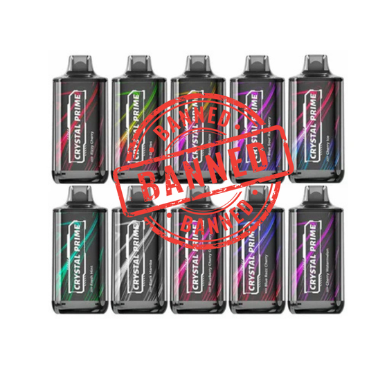 Crystal Prime Deluxe 18000 Puffs Disposable Box Of 10