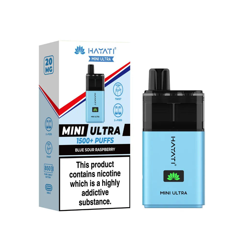 Hayati Mini Ultra 1500 Prefilled Pod Kit | Box of 5