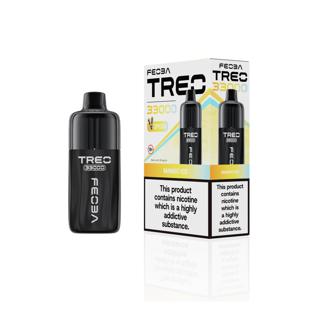 Feoba Trio 33000 Pre-filled Vape Pod Kit- Dual Flavour- 20mg -6 Pack