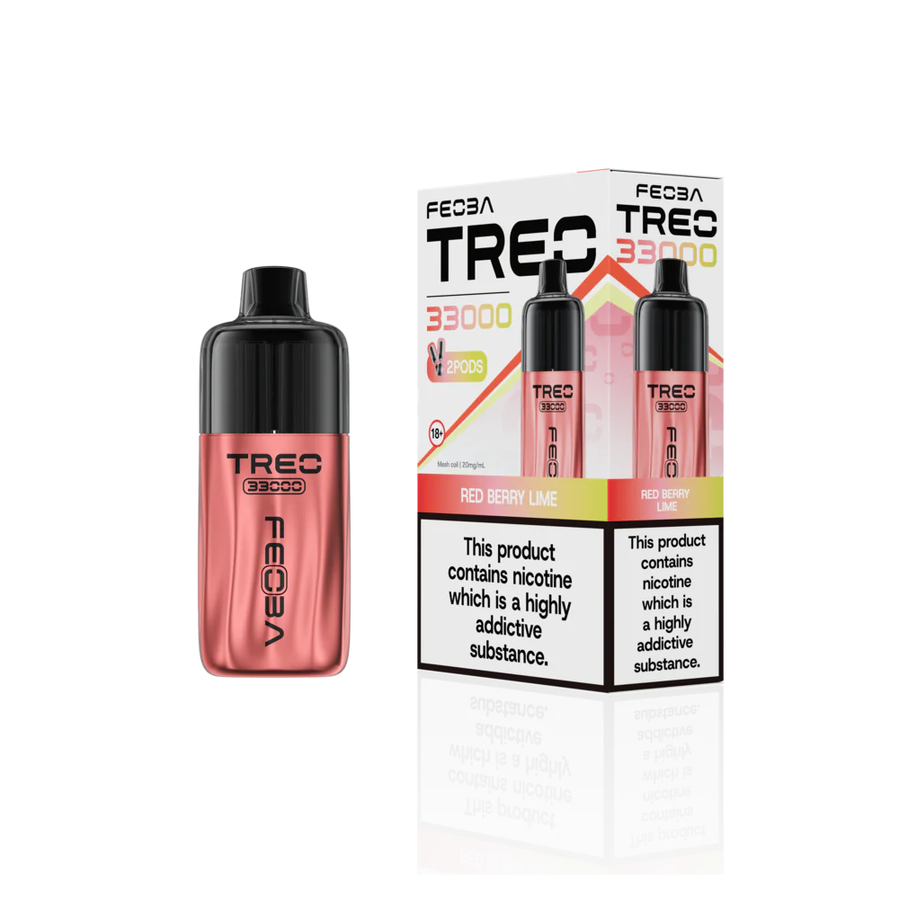 Feoba Trio 33000 Pre-filled Vape Pod Kit- Dual Flavour- 20mg -6 Pack