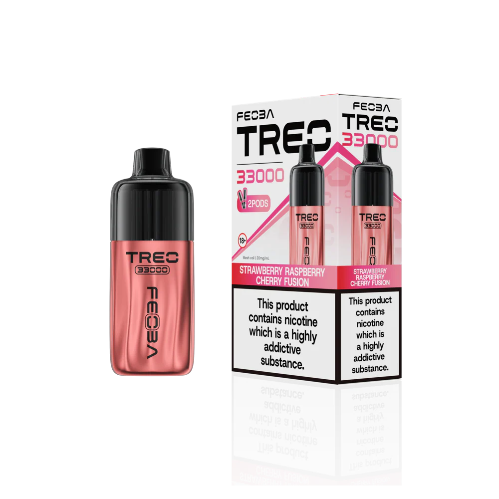 Feoba Trio 33000 Pre-filled Vape Pod Kit- Dual Flavour- 20mg -6 Pack