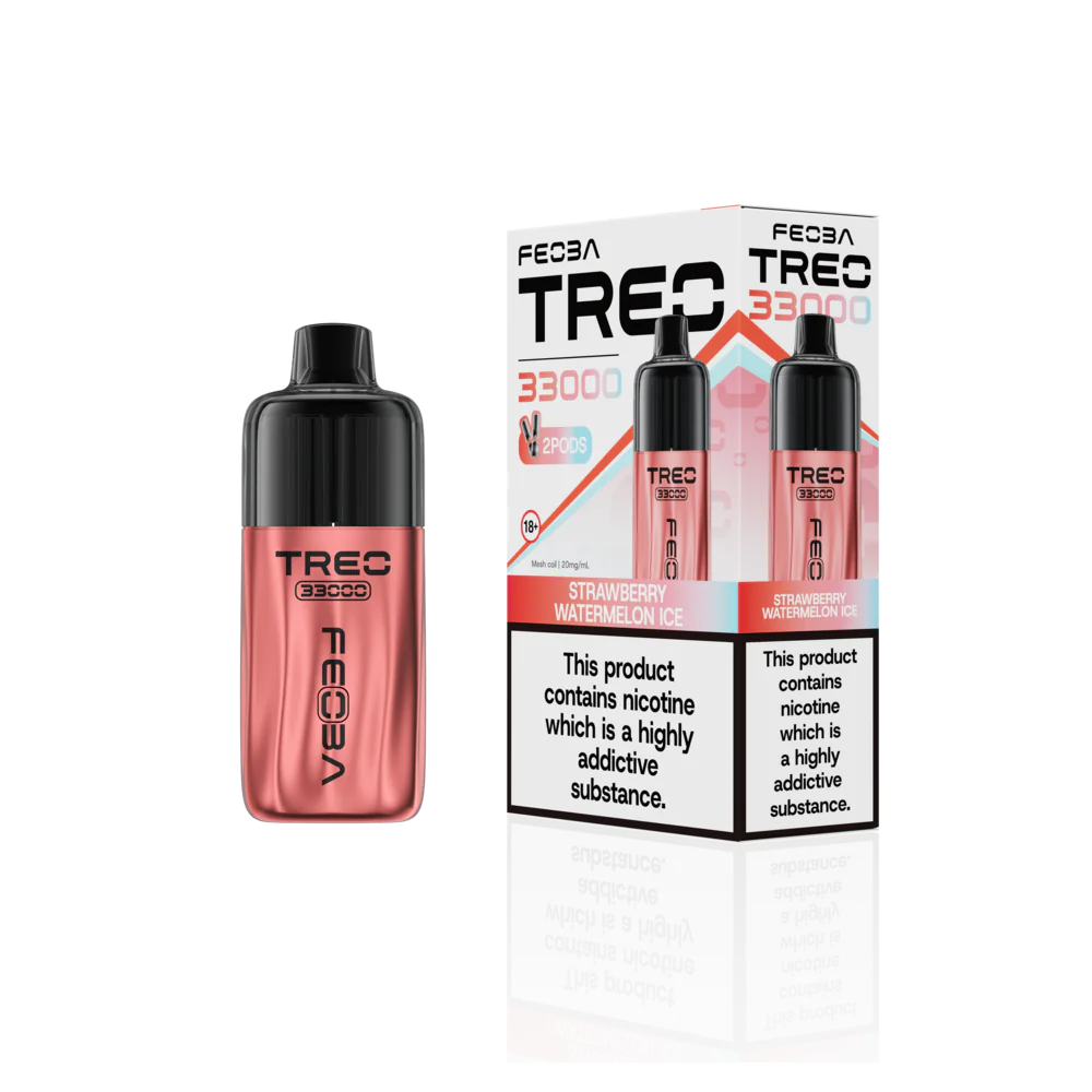 Feoba Trio 33000 Pre-filled Vape Pod Kit- Dual Flavour- 20mg -6 Pack
