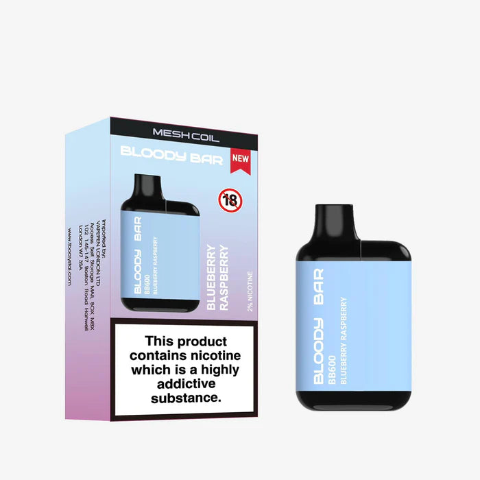 Bloody Bar BB600 Prefilled Pod Vape Box of 10