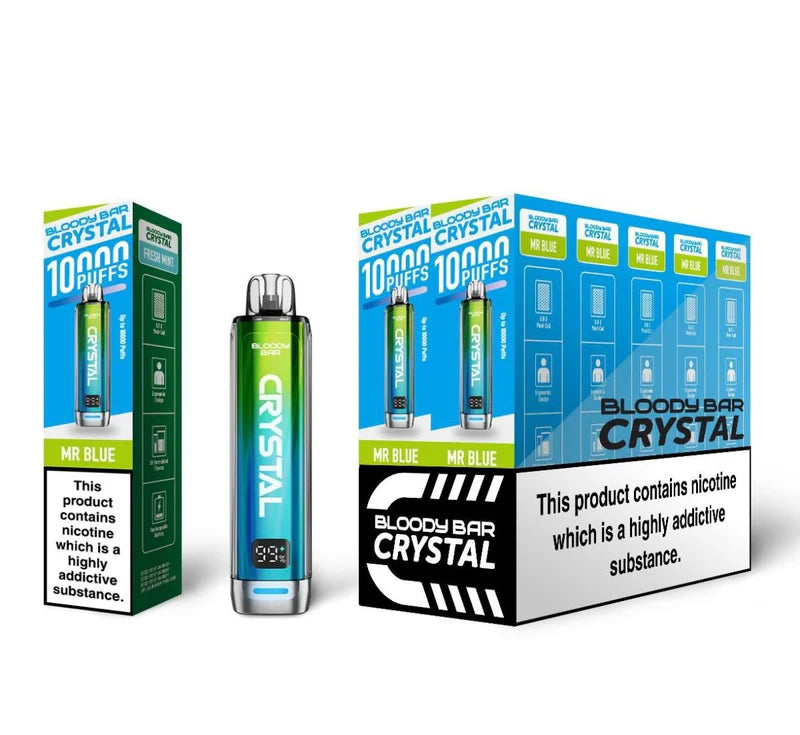 Bloody Bar Crystal 10k Prefilled Vape Kit Pack of 10