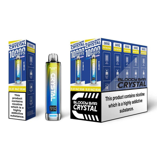 Bloody Bar Crystal 10k Prefilled Vape Kit Pack of 10