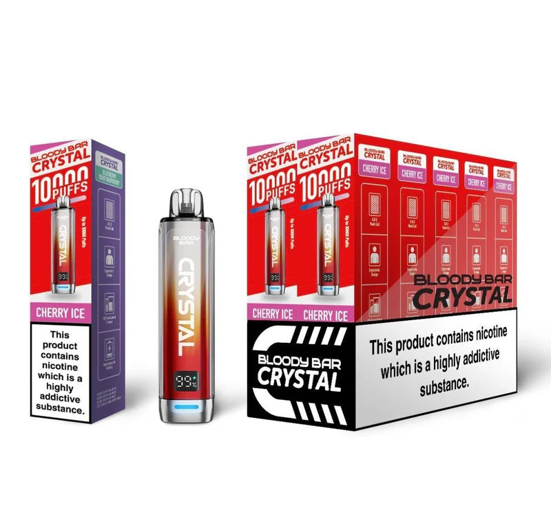 Bloody Bar Crystal 10k Prefilled Vape Kit Pack of 10