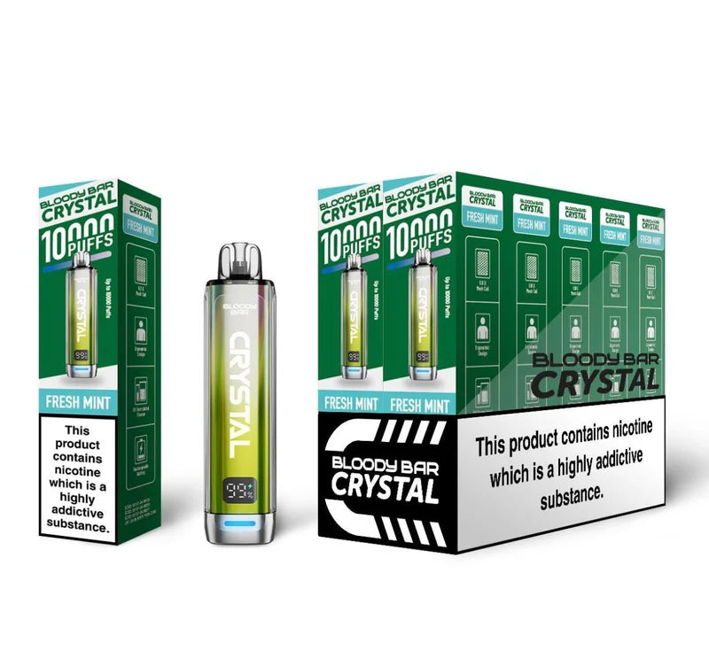 Bloody Bar Crystal 10k Prefilled Vape Kit Pack of 10