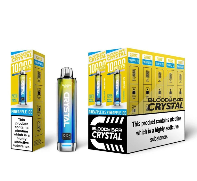Bloody Bar Crystal 10k Prefilled Vape Kit Pack of 10