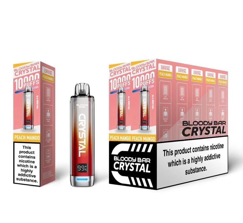 Bloody Bar Crystal 10k Prefilled Vape Kit Pack of 10