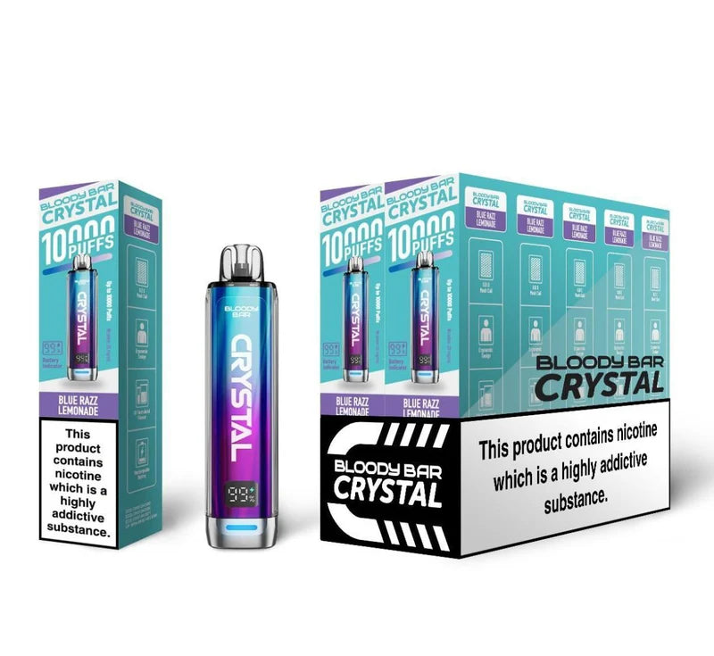 Bloody Bar Crystal 10k Prefilled Vape Kit Pack of 10