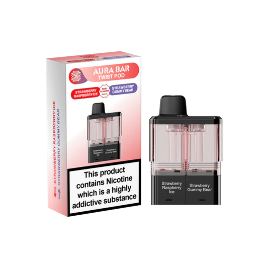 Crystal prime Twist Aura Bar 40k Pods - 20mg