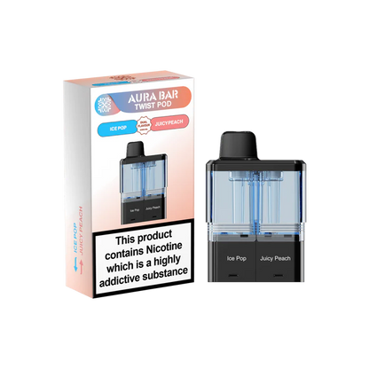 Crystal prime Twist Aura Bar 40k Pods - 20mg