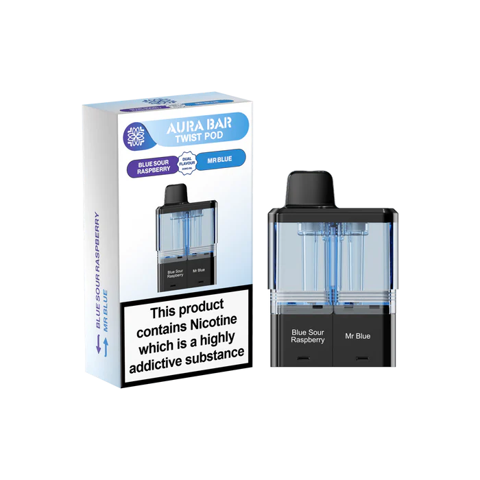 Crystal prime Twist Aura Bar 40k Pods - 20mg