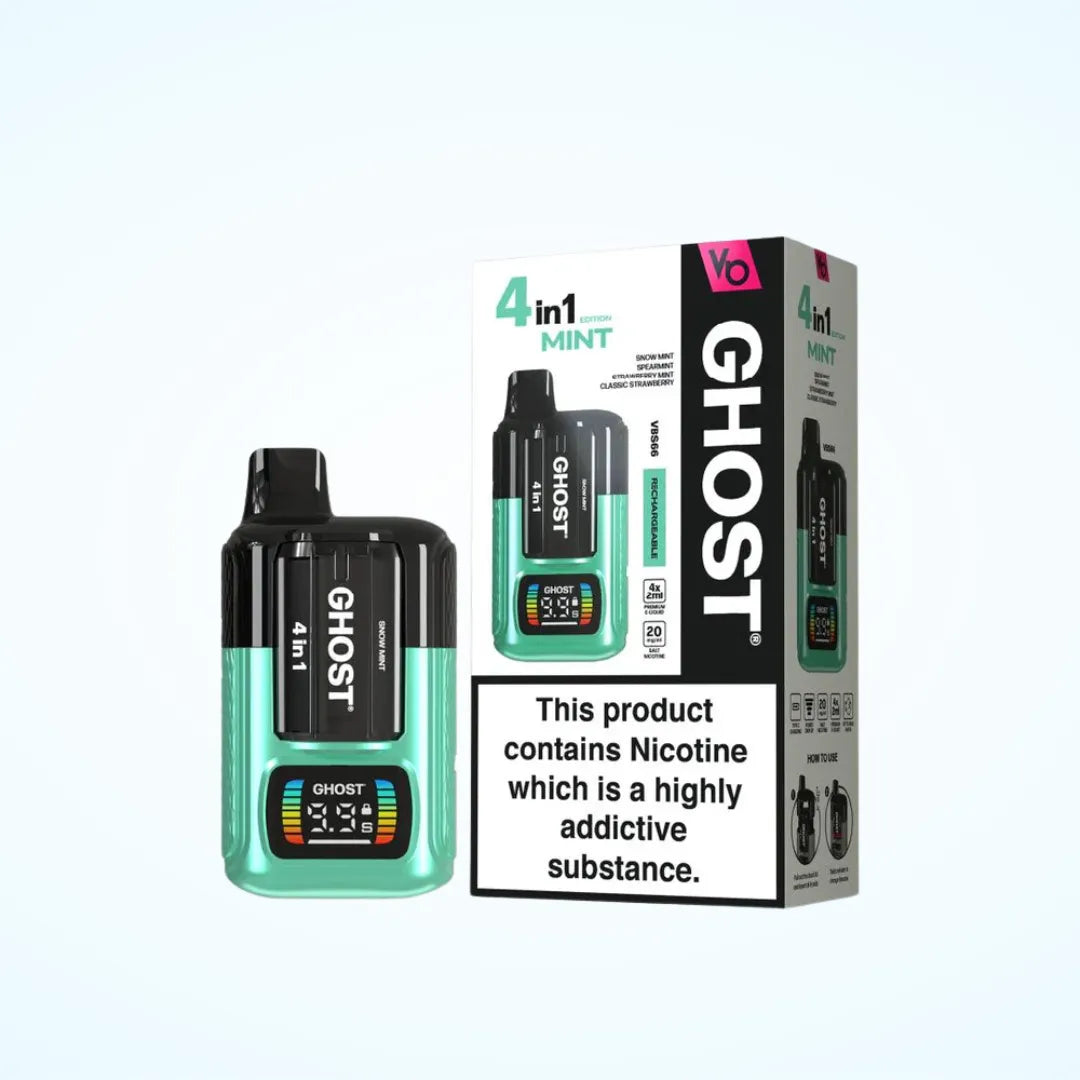 Ghost 4 in 1 2400 Puffs Vape Kit