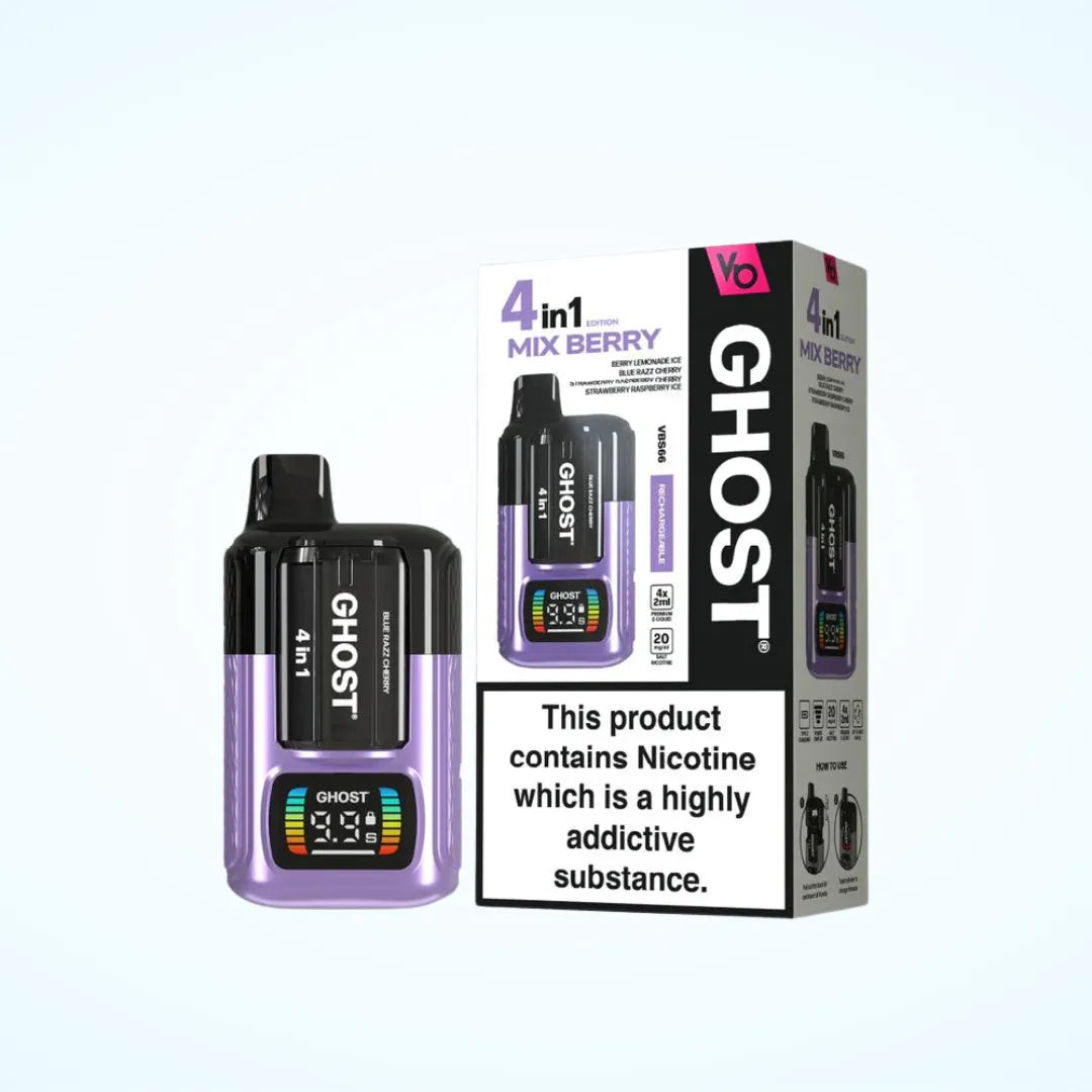 Ghost 4 in 1 2400 Puffs Vape Kit