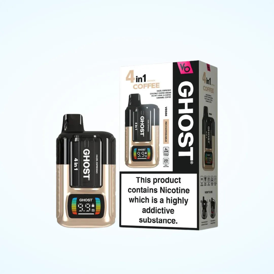 Ghost 4 in 1 2400 Puffs Vape Kit